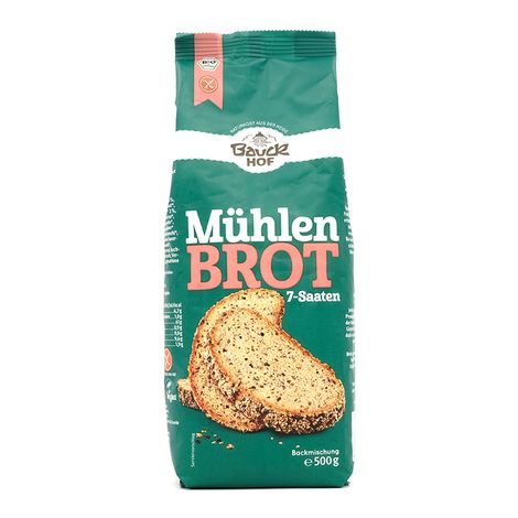 7-zrnná bezlepková zmes na chlieb bio 500g Bauckhof