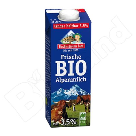 Vyradene Alpské mlieko plnotučné UHT bio 1l
