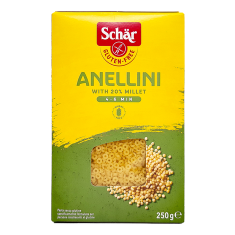Anellini bezlepkové cestoviny do polievky 250g Schär