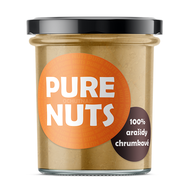 Arašidové maslo chrumkavé 330g Pure nuts