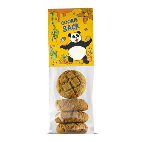 Bezlepkové sušienky mandľové 72g Cookie Sack