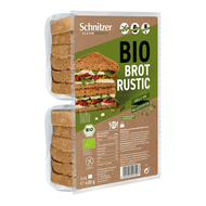 Bezlepkový kukuričný chlieb krájaný Rustic bio 430g Schnitzer