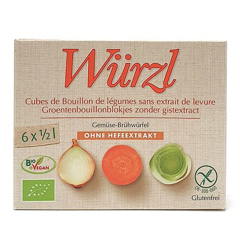 Bujón zeleninový bez droždia bio 72g Wurzl