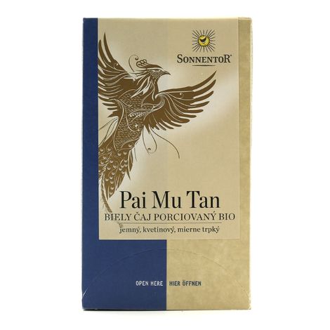 Biely čaj Pai Mu Tan, porciovaný bio 18g Sonnentor