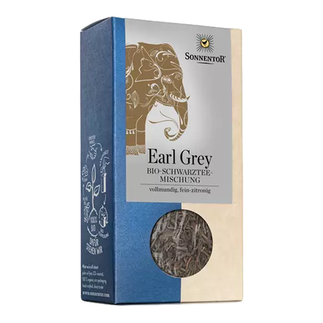 Earl Grey, čierny čaj sypaný bio 90g Sonnentor
