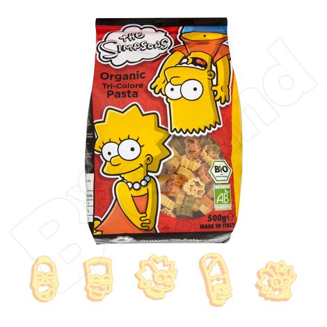 Cestoviny Simpsonovci bio 500g Fun Foods 4 All