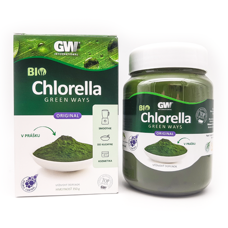 Chlorella bio prášok 350g Green Ways
