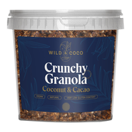 Chrumkavá granola kokos a kakao (v kýbliku) 1kg Wild&Coco