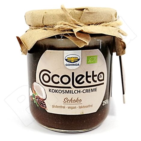 Vyradené Cocoletta kokosovo-kakaový krém bio 250g Govinda