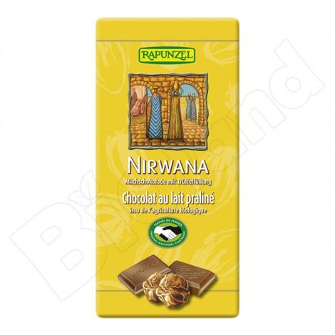 Čokoláda Nirwana mliečna bio fairtrade 100g Rapunzel