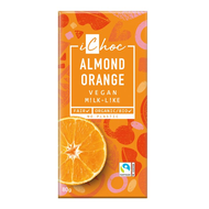 Čokoláda s pomarančom Almond Orange bio 80g iChoc