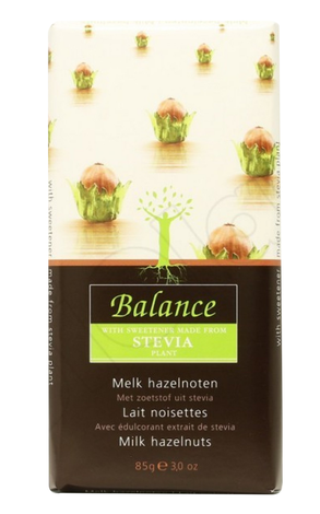 VYRADENE Čokoláda so stéviou mliečna s orechmi 85g Balance