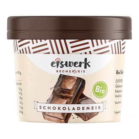Čokoládová zmrzlina bio 130ml Eiswerk / Hofinger