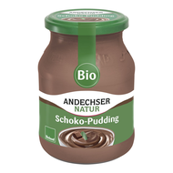 Čokoládový puding v skle bio 500g Andechser Natur