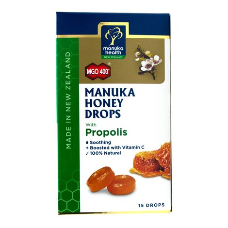 Cukríky Manuka MGO 400+ s propolisom 64,5 g Manuka Health