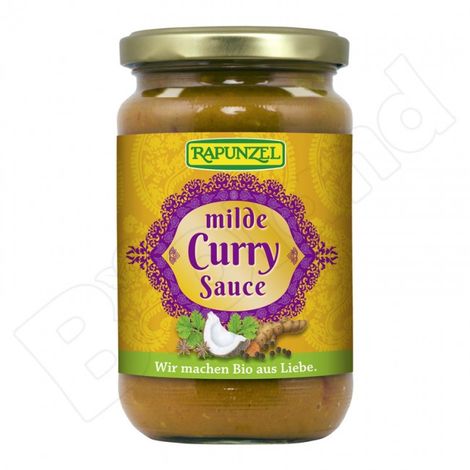 Curry omáčka jemná bio 350ml Rapunzel