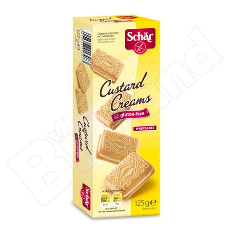 VYRADENE Custard Cream - plnené vanilkové sušienky 125g Schär