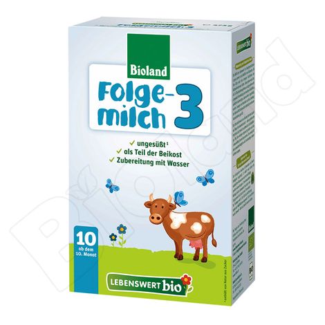 Vyradené Dojčenské mlieko 3 bio 475g Lebenswert
