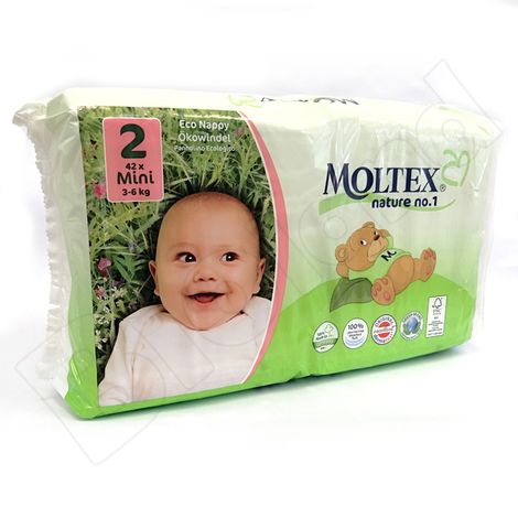 DOPREDAJ Ekologické plienky pre deti Mini 2 ( 3-6 kg) Moltex