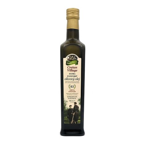 Extra panenský olivový olej 500ml Cretan Village