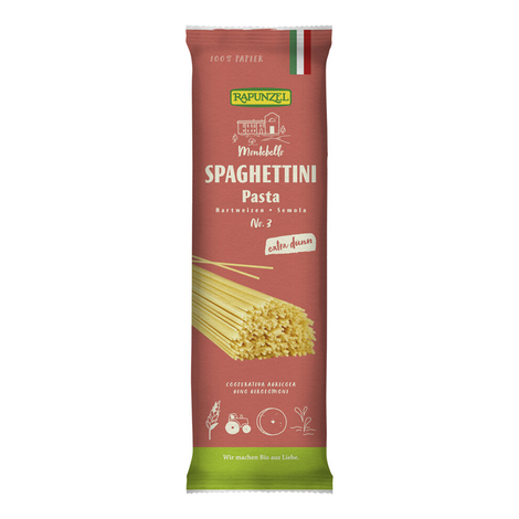 Špagety No. 3 Spaghettini extra tenké bio 500g Rapunzel
