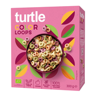 Farebné cereálne krúžky bezlepkové Color Loops bio 300g Turtle