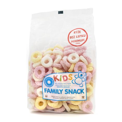 DOCASNE NEDOSTUPNE Farebné krúžky Kids 120g Family snack