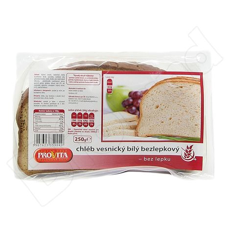 Gazdovský chlieb svetlý bez lepku 250g Provita