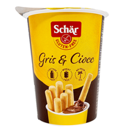 Gris&Ciocc bezlepkové tyčinky s čoko krémom 52g Schär