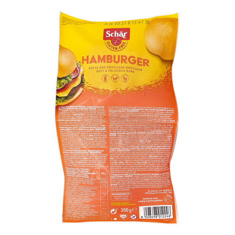 Hamburger bezlepkové žemle 300g Schär