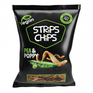 Hrachové čipsy Strips Chips Pea Poppy 80 Lomeo