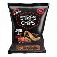 Hrachové čipsy Strips Chips Smoked Jalapenos 80g Lomeo