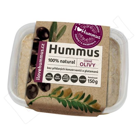 Hummus a čierne olivy 150g I love hummus