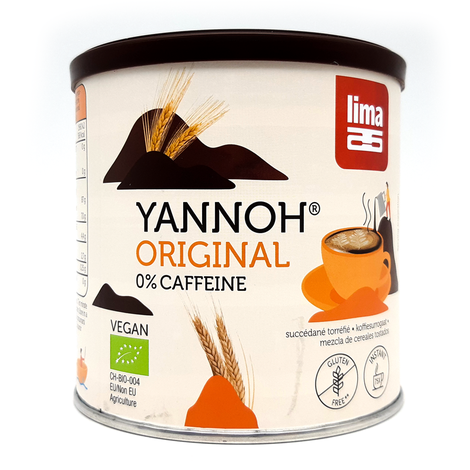 Instantná káva bez kofeínu Yannoh bio 125g Lima