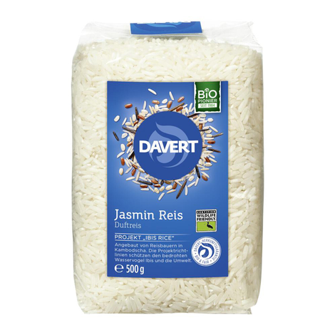 Jazmínová ryža bio 500g Davert