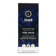 Rastlinná farba na vlasy čisté indigo modročierna 100g Khadi
