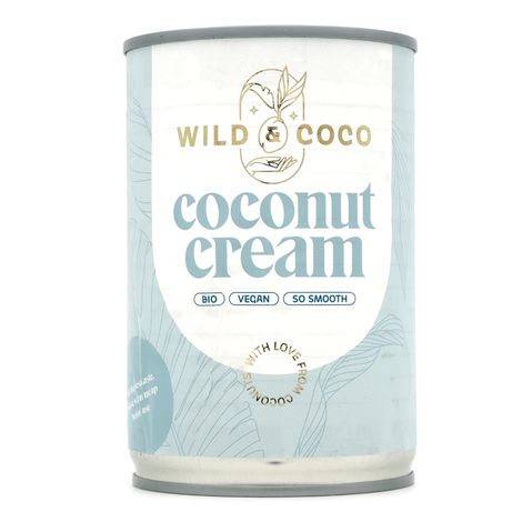 Kokosová smotana bio 400ml Wild&Coco