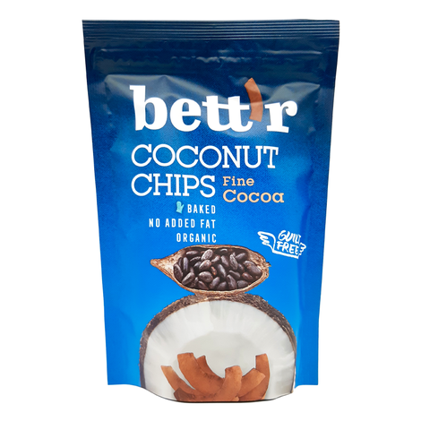 Kokosové chipsy kakao bio 70g Better
