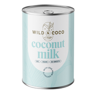 Kokosové mlieko 17% tuku bio 400ml Wild&Coco