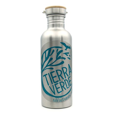 VÝPREDAJ Kovová fľaša pre bezobalový predaj 1l Tierra Verde