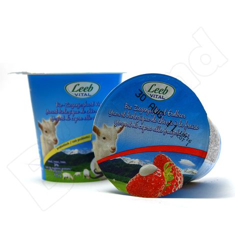 VYRADENE Kozí jogurt jahodový bio 125 Leeb