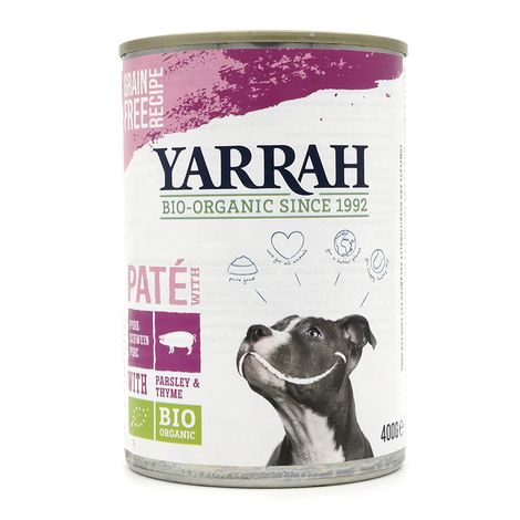 Kúsky mäsa v konzerve pre psov s petržlenom bio 400g Yarrah