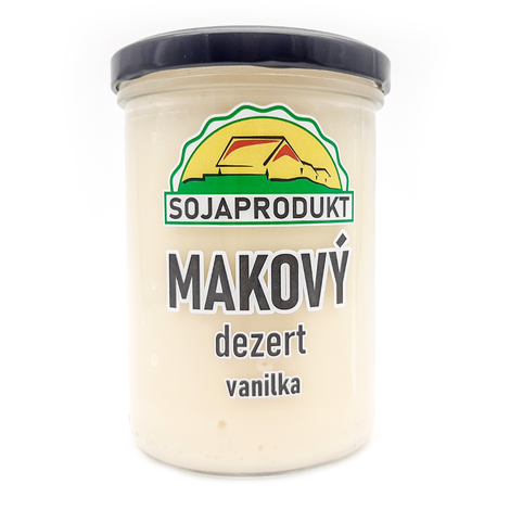 Makový dezert vanilka 375g Sojaprodukt