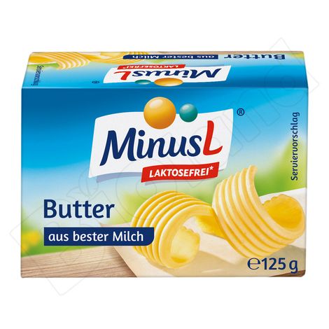 Maslo bez laktózy MinusL 125g Omira