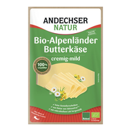 Maslový syr plátkový bio 150g Andechser Natur