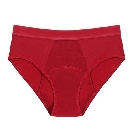 Menštruačné nohavičky bikiny červené L Pinke Welle