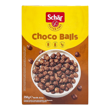 Choco Balls - Milly Magic bezlepkové cereálne guľôčky 250g Schär