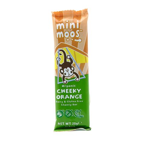 Mini Moos- Cheeky orange čokoláda bio 25g Moo Free