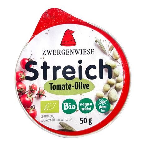 Nátierka paradajky, olivy bio 50g Zwergenwiese