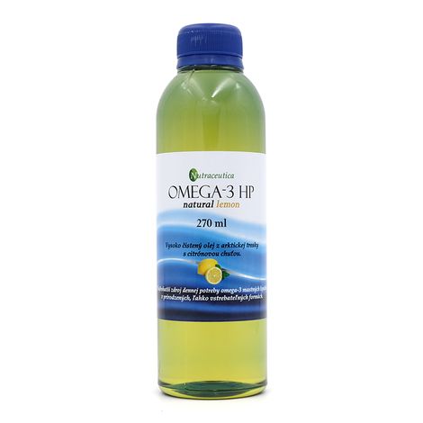 Olej z arktickej tresky citrón Omega-3 HP 270ml Nutraceutica